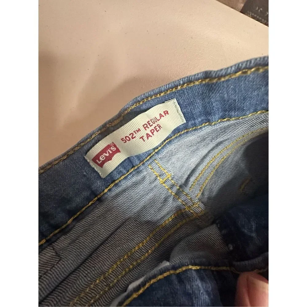 Levi Strauss & Co Kids Blue 502 Regular 2 Pair High-Rise Taper Jeans Size 14 27X